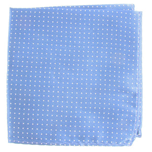 Mini Dots Light Blue Pocket Square featured image