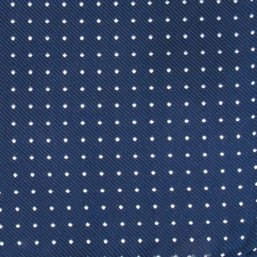 Mini Dots Navy Pocket Square | Silk Pocket Squares | Tie Bar