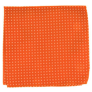 Mini Dots Orange Pocket Square featured image