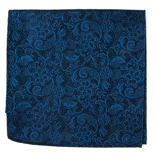Ceremony Paisley Navy Pocket Square featured image