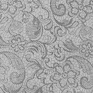 Ceremony Paisley Silver Pocket Square alternated image 1