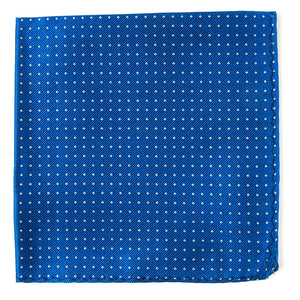 Mini Dots Royal Blue Pocket Square