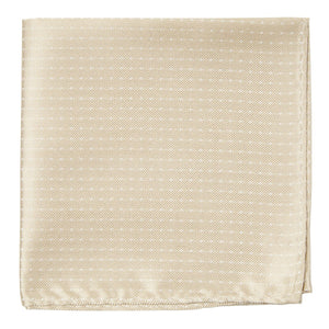 Mini Dots Light Champagne Pocket Square featured image