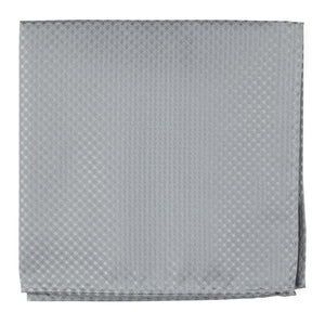 Be Married Checks Silver Pocket Square featured image