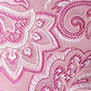 Organic Paisley Baby Pink Pocket Square alternated image 1