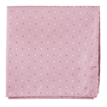 Suited Polka Dots Soft Pink Pocket Square