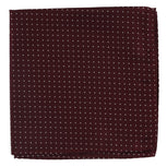 Mini Dots Wine Pocket Square