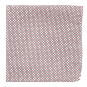 Be Married Checks Mauve Stone Pocket Square featured image