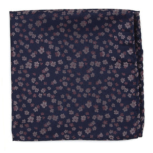 Free Fall Floral Purple Pocket Square featured image