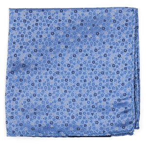 Flower Fields Light Blue Pocket Square featured image