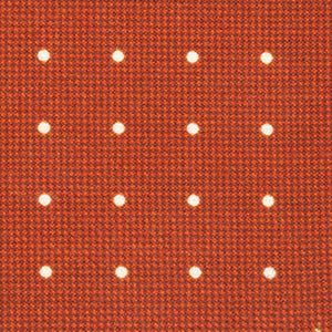 Primary Dot Burnt Orange Pocket Square alternated image 1