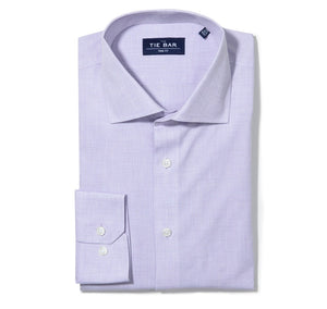 Summer Solid Lavender Non-Iron Dress Shirt featured image