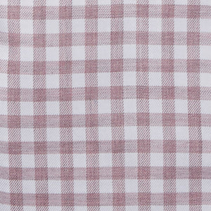 Heathered Gingham Washed Burgundy Non-Iron Dress Shirt