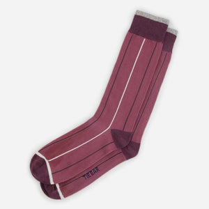 Vertical Stripe Mauve Socks featured image