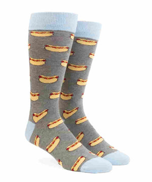 Chicago Hot Dog Charcoal Dress Socks featured image