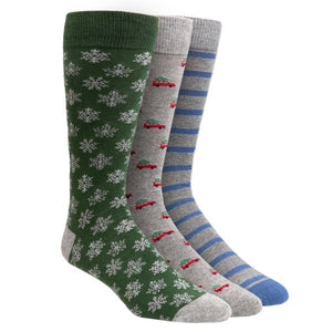 Holiday 3-Pack Red Dress Socks featured image