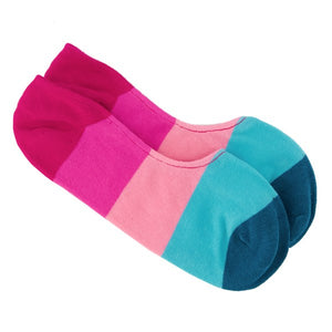 The Los Cabos Pride No-Show Pink Dress Socks