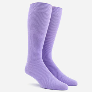 Ribbed Lavender Dress Socks featured image