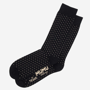Mumu Weddings - Seaside Dot Black Socks featured image