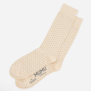 Mumu Weddings - Seaside Dot Champagne Socks featured image