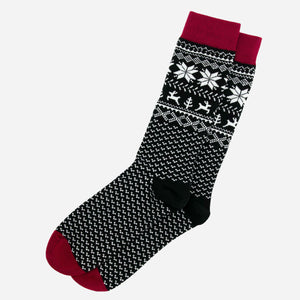 Fairisle Black Dress Socks featured image