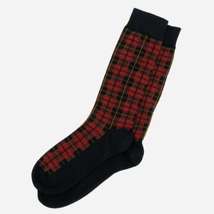 Wallace Tartan Burgundy Socks featured image