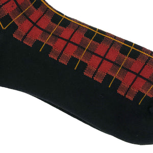 Wallace Tartan Burgundy Socks alternated image 1