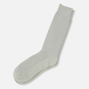 Solid Pique Light Grey Dress Socks featured image
