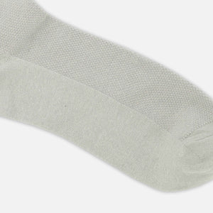 Solid Pique Light Grey Dress Socks alternated image 1