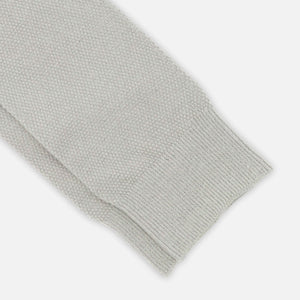 Solid Pique Light Grey Dress Socks alternated image 2