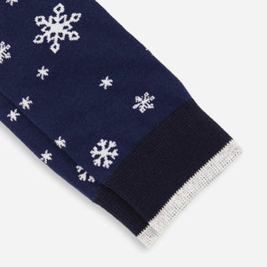 Let It Snow Navy Dress Socks alternated image 2