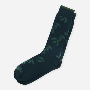 Deck The Halls Hunter Green Dress Socks featured image