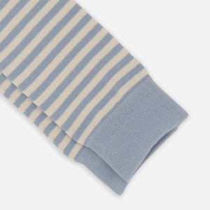 Mumu Weddings - Seaside Stripe Steel Blue Dress Socks alternated image 2