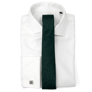 Herringbone - French Cuff White Non-Iron Dress Shirt alternated image 1