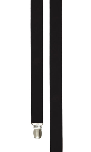 Grosgrain Solid Black Suspender featured image