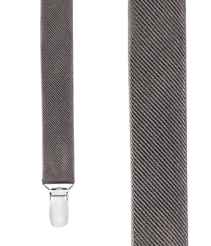 Grosgrain Solid Titanium Suspender featured image