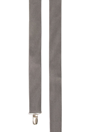 Grosgrain Solid Titanium Suspender alternated image 2