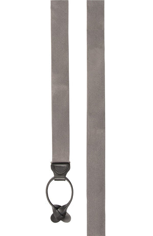 Grosgrain Solid Titanium Suspender alternated image 3