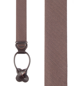 Astute Solid Chocolate Suspender alternated image 2