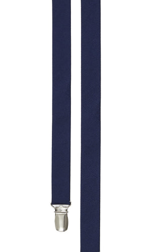 Grosgrain Solid Navy Suspender featured image