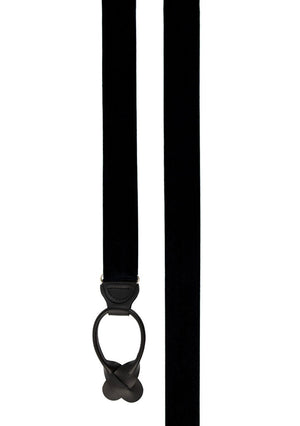 Grosgrain Solid Black Suspender alternated image 3