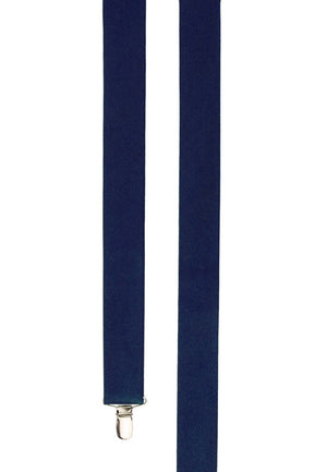 Grosgrain Solid Navy Suspender alternated image 1