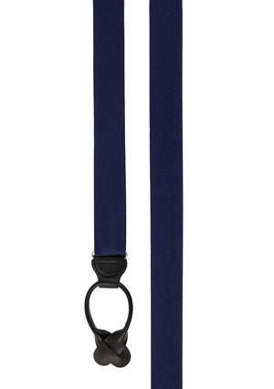 Grosgrain Solid Navy Suspender alternated image 2