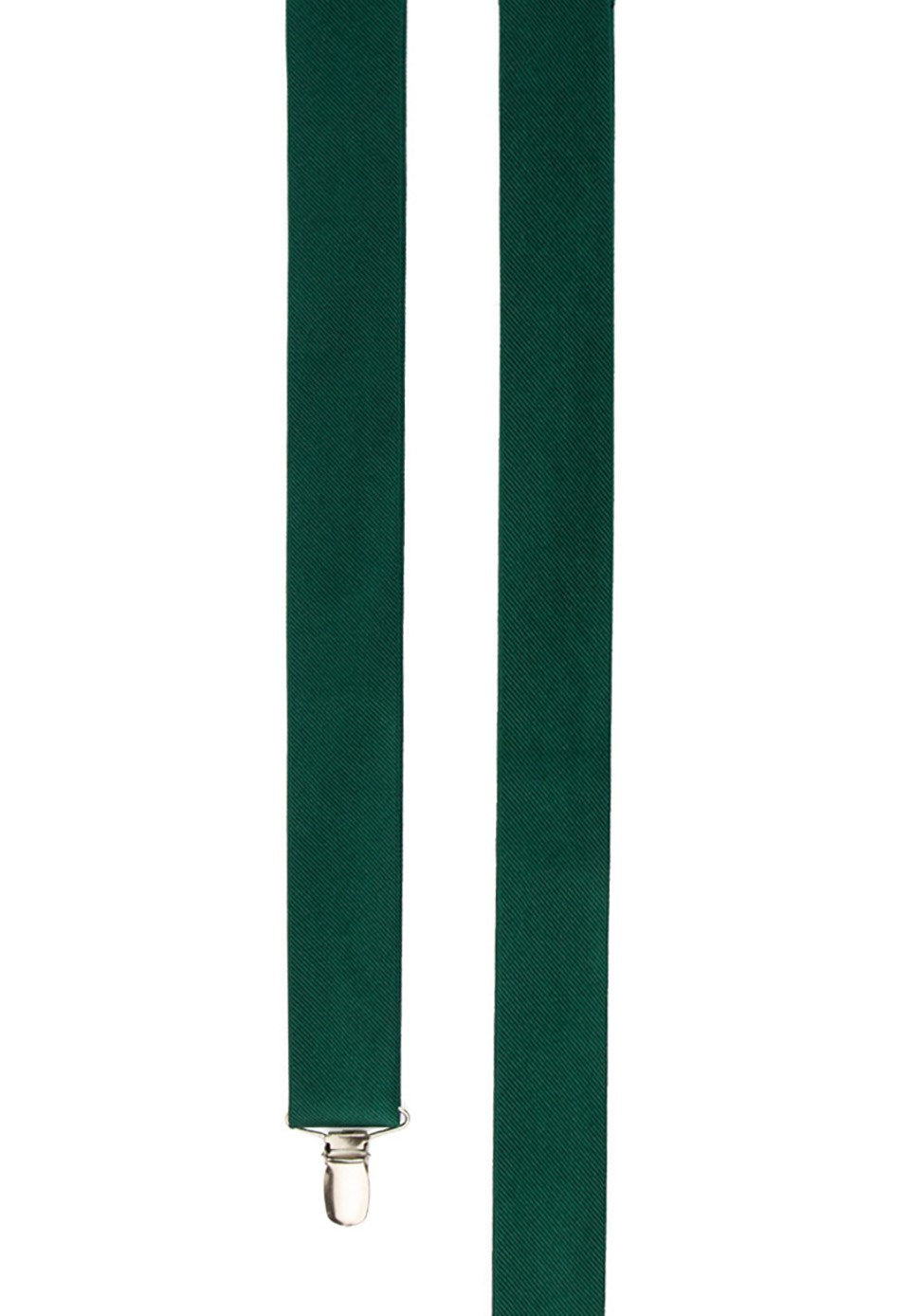 Green Silk Suspenders