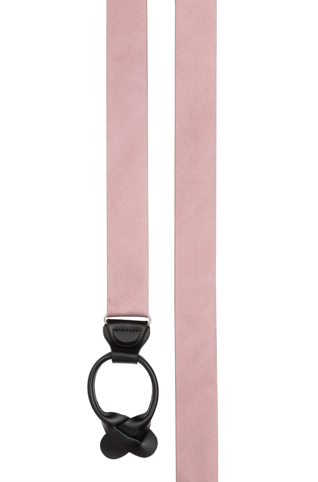 Grosgrain Solid Mauve Stone Suspender | Silk Suspenders | Tie Bar