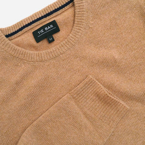 The Wells Street Merino Crewneck Oat Sweater alternated image 1