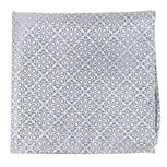 Opulent Silver Pocket Square