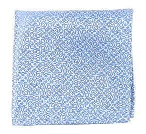 Opulent Light Blue Pocket Square