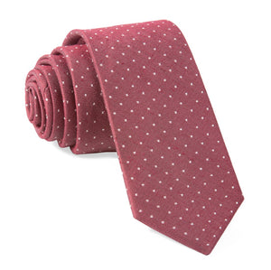 Bhldn Destination Dots Burgundy Tie