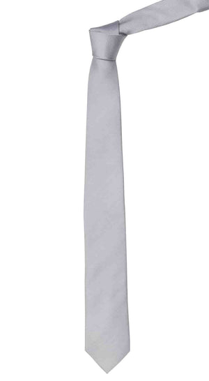 Grosgrain Solid Grey Tie alternated image 1